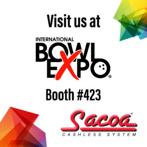 Sacoacard Bowl Expo 002 Sacoa to exhibit at International Bowl Expo