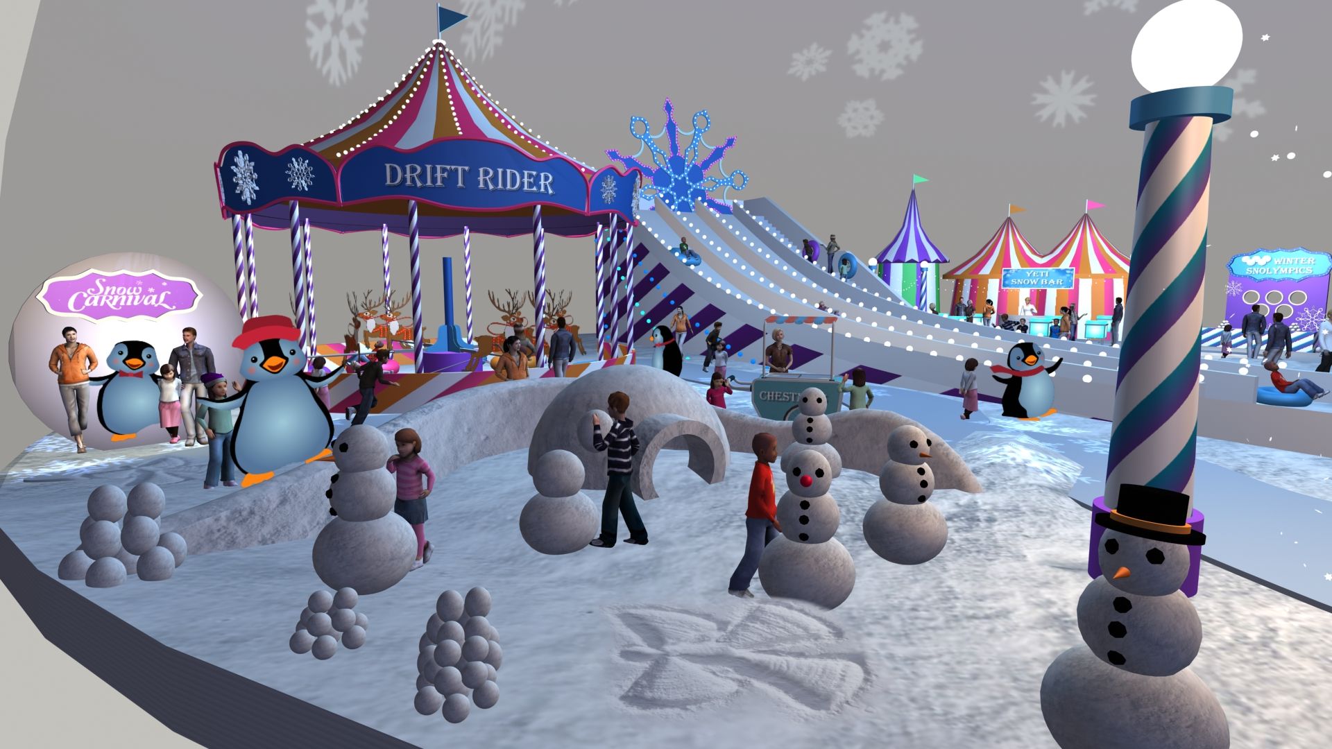 Snow Carnival Holiday Forest to debut at M Resort Spa Casino - Park ...